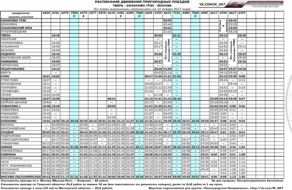 Туту расписание ленинградского направления на завтра
